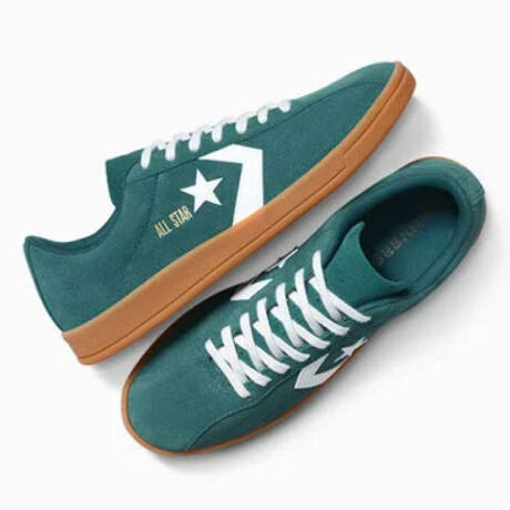 Championes Converse All Star Classic Trainer Ox Darkly Jaded Verde