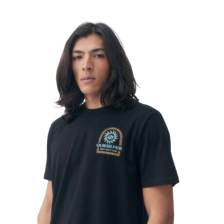 Remera Quiksilver Sun Power Negro