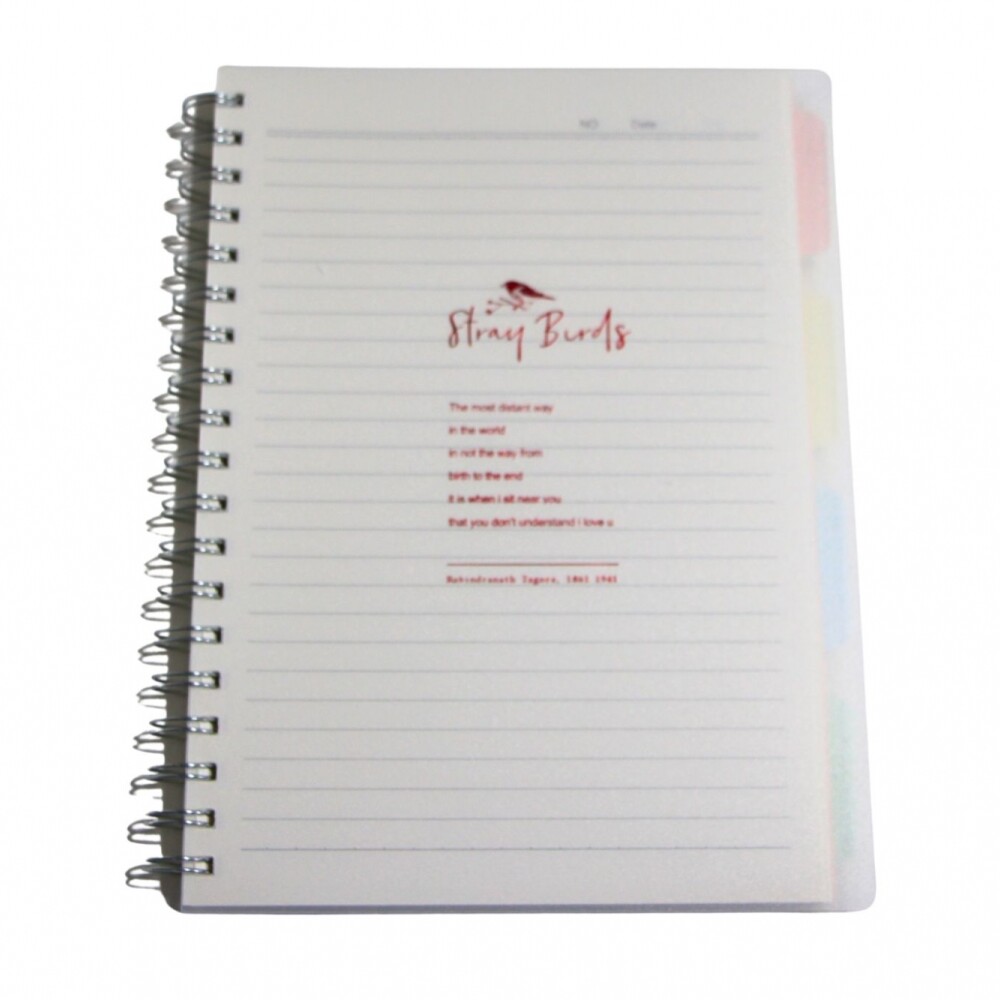 CUADERNO TRAY BIRDS B5 TAMAÑO 19X26 CUADERNO TRAY BIRDS B5 TAMAÑO 19X26