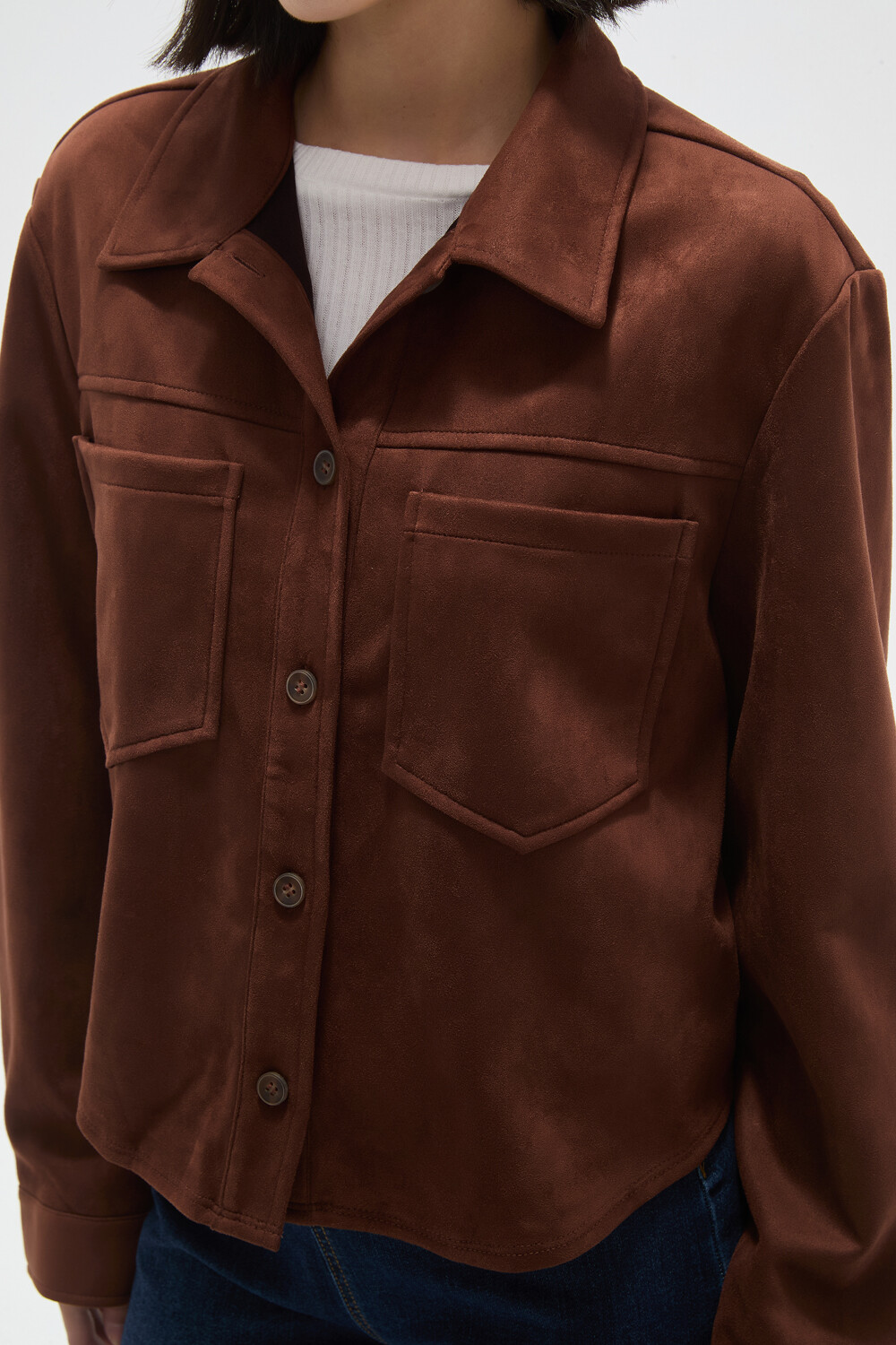 Sobrecamisa Nareli Marron