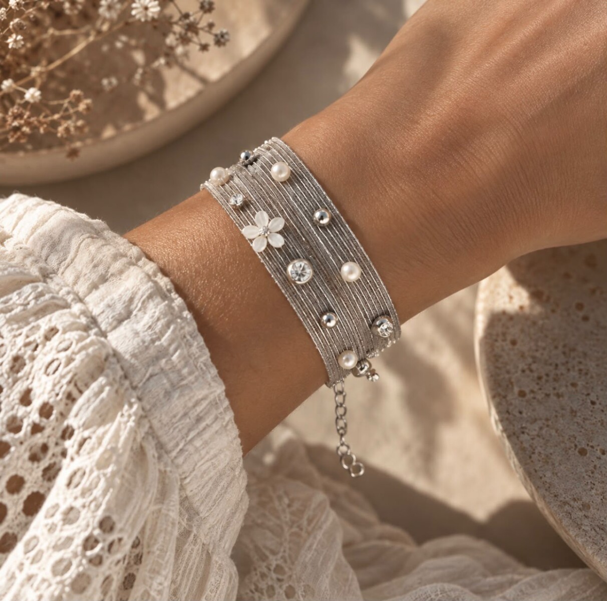 Pulsera Ame - plata 