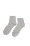 Medias Moñita Gris