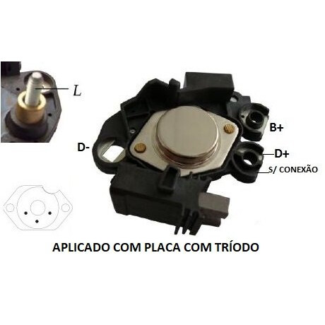 REGULADOR VOLTAJE CHEVROLET ALT.VALEO CORSA-S10=IK.5820 NOSSO REGULADOR VOLTAJE CHEVROLET ALT.VALEO CORSA-S10=IK.5820 NOSSO