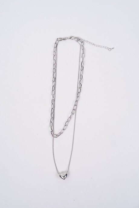 Collar Valentino Plateado