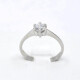 Anillo Solitario En Platino Y Brillante Anillo Solitario En Platino Y Brillante