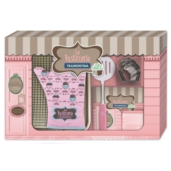 Juego de 7 piezas para galletitas, modelo PASTICCERIA -TRAMONTINA TR5133