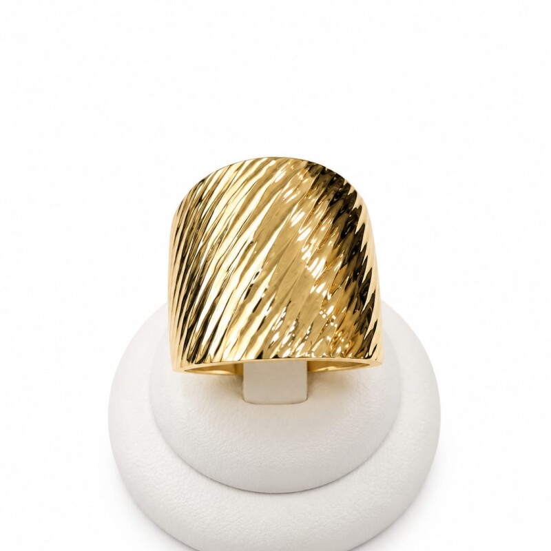 Anillo labrado Oro 9 Kt Anillo labrado Oro 9 Kt
