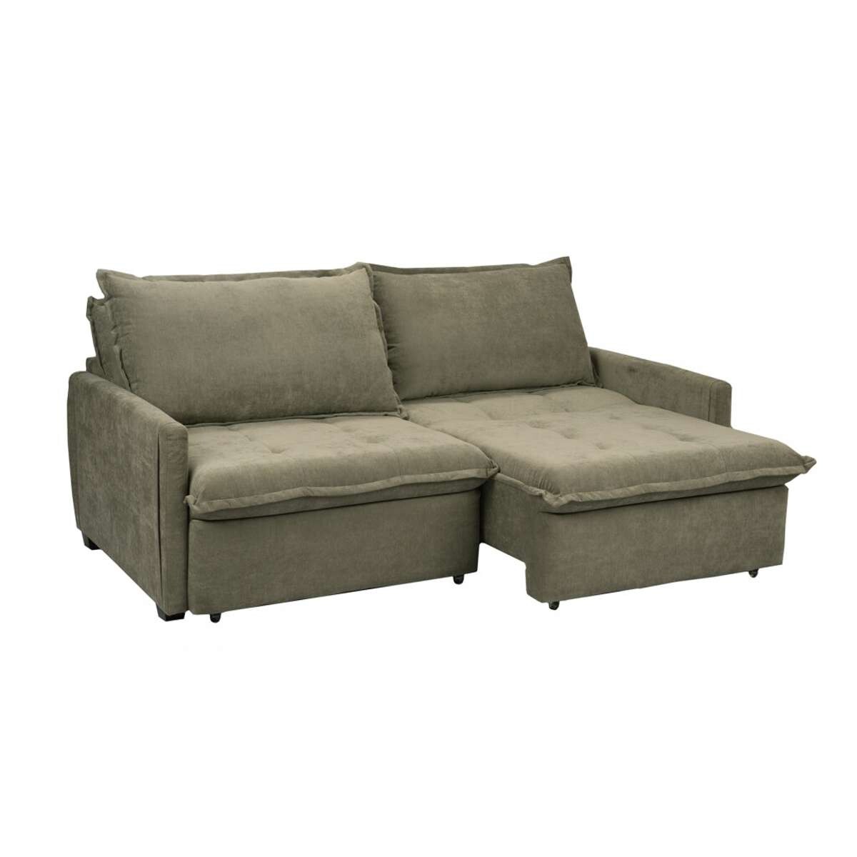 Sofa Cama Oliver 3 Cuerpos - Verde 