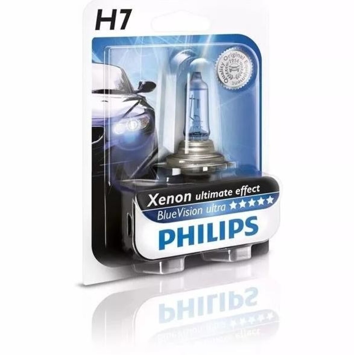 LAMPARA - HALOGENA 12V 55W H7 BLUE VISION BLISTER PHILIPS — Cymaco