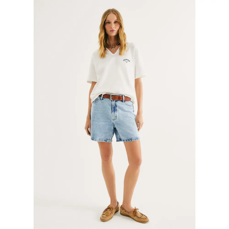 SHORTS FEM AZUL CLARO