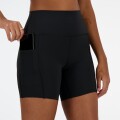 Short New Balance de Dama - 6 INCH FITTED - WS41271BK BLACK