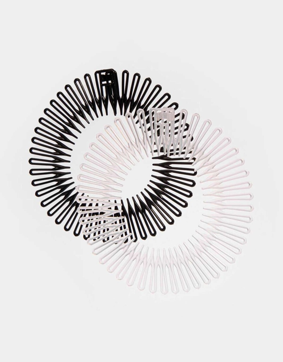 Set De Vinchas - Combinacion Bicolor 