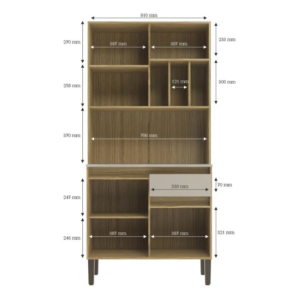KIT COCINA 3 PUERTAS 1 CAJON NATURALE/GRIS PETRA KIT COCINA 3 PUERTAS 1 CAJON NATURALE/GRIS PETRA