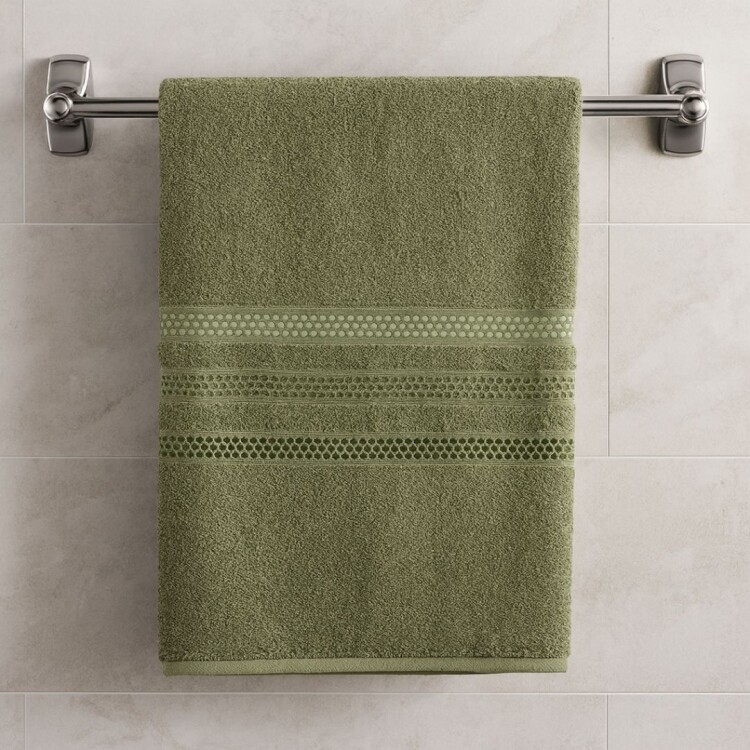 TOALLA DE MANO 100% ALGODON 450G 75X45CM VERDE TOALLA DE MANO 100% ALGODON 450G 75X45CM VERDE