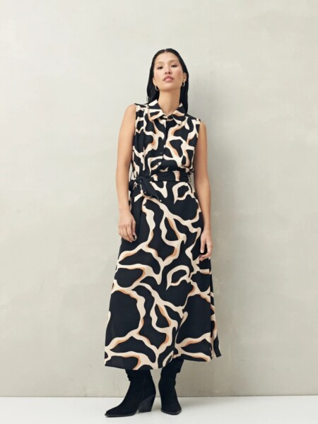 VESTIDO D.CASSIN SANTA TERESA NEG NARA