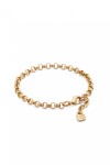 PULSERA CADENA EN ALEACIÓN DE METALES BAÑADAS EN ORO 18K Pulsera