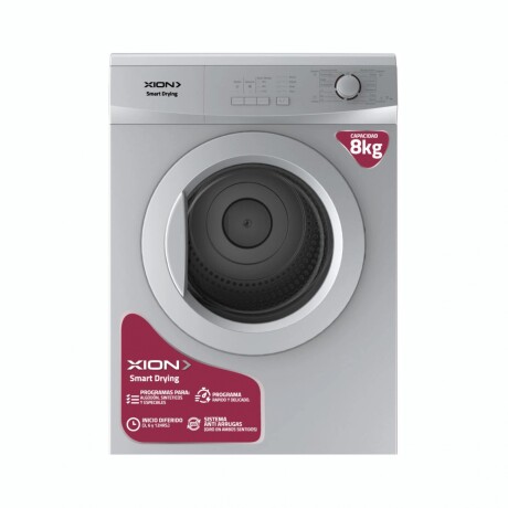 Secarropas XION XI-SEC80X.CU Capacidad 8Kg Carga Frontal Secarropas XION XI-SEC80X.CU Capacidad 8Kg Carga Frontal