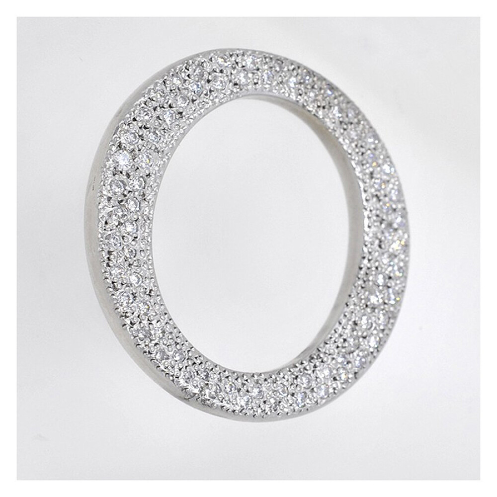 Colgante En Oro 18K Blanco Y Brillantes Colgante En Oro 18K Blanco Y Brillantes