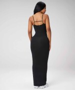 Vestido Strappy Seamless Maxi Dress Mujer Black