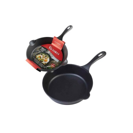 SARTEN VICTORIA HIERRO FUNDIDO 20CM NEGRO