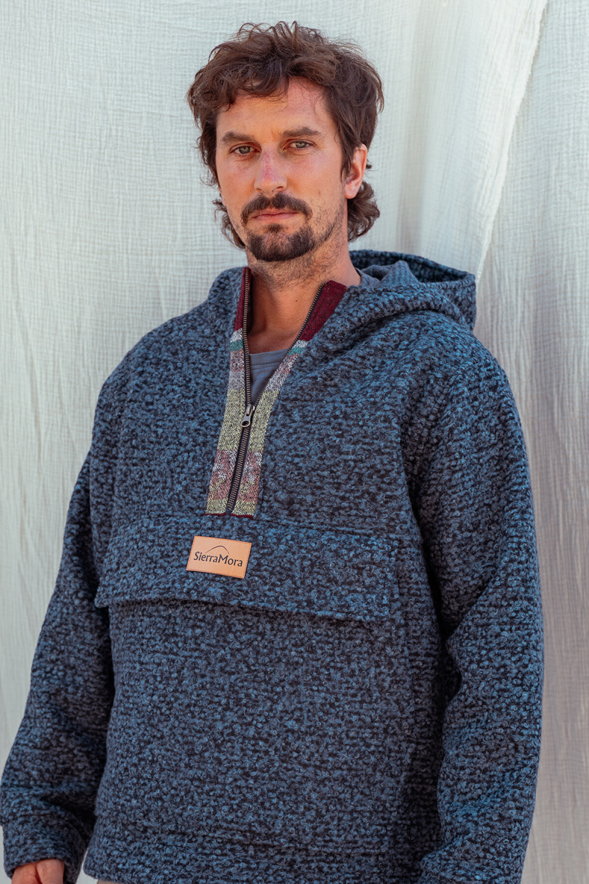 Buzo Pibe Vol2 Azul / Bordeaux