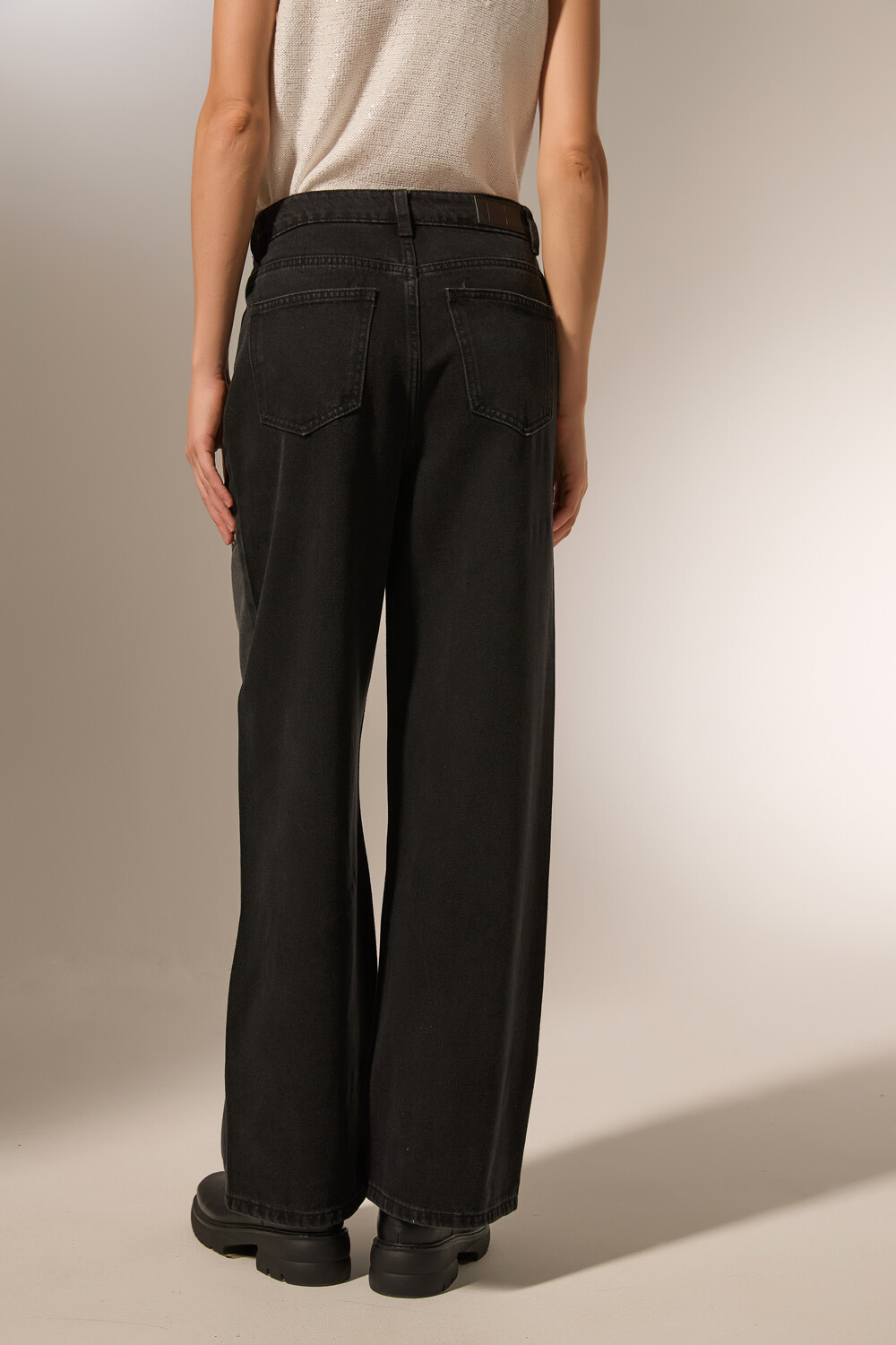 Pantalon Leni Gris Medio