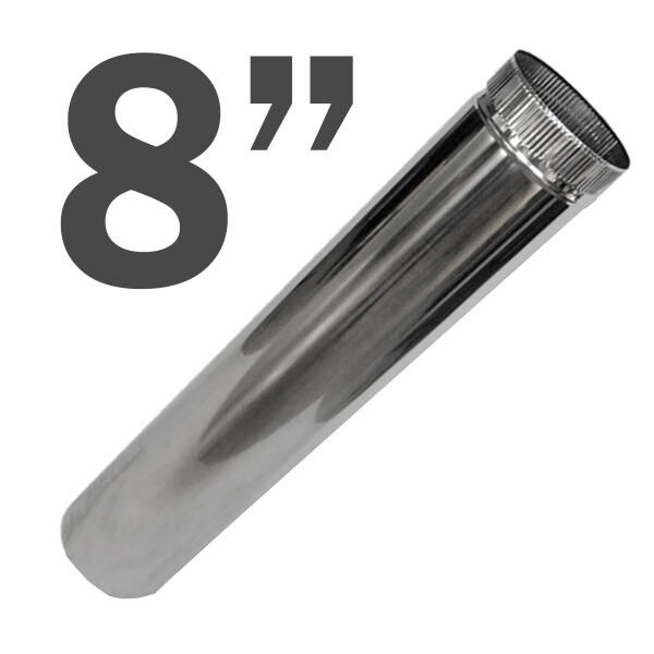 Conducto De Acero Inoxidable Tromen 8" CONDUCTO TROMEN 8" INOXIDABLE 32037