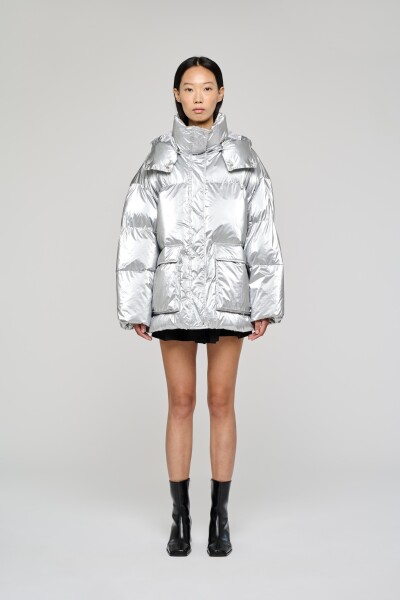 CAMPERA PUFFER Plata