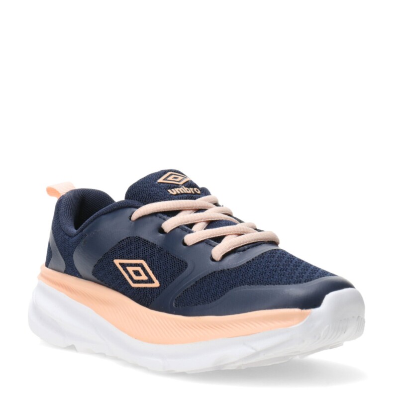 Championes de Niño Umbro Play Azul Marino - Rosado Coral