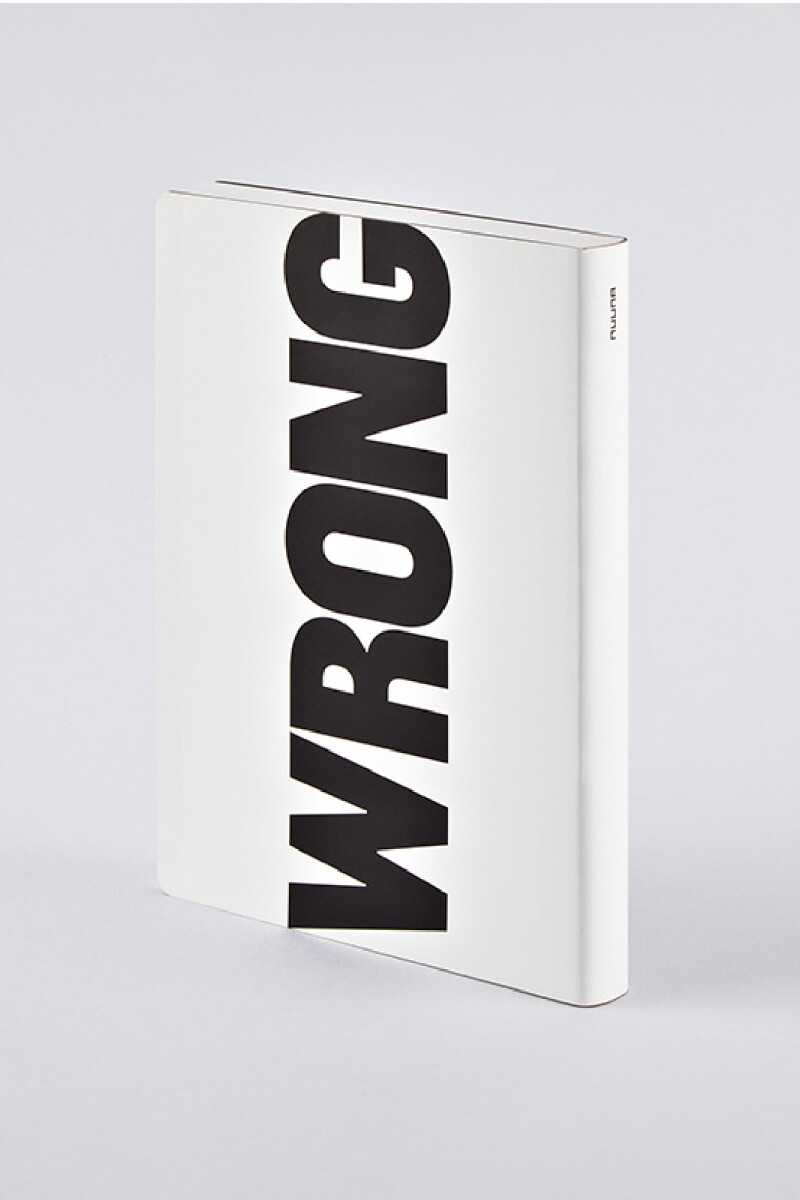 NOTEBOOK GRAPHIC L-WRITE-WRONG Blanco