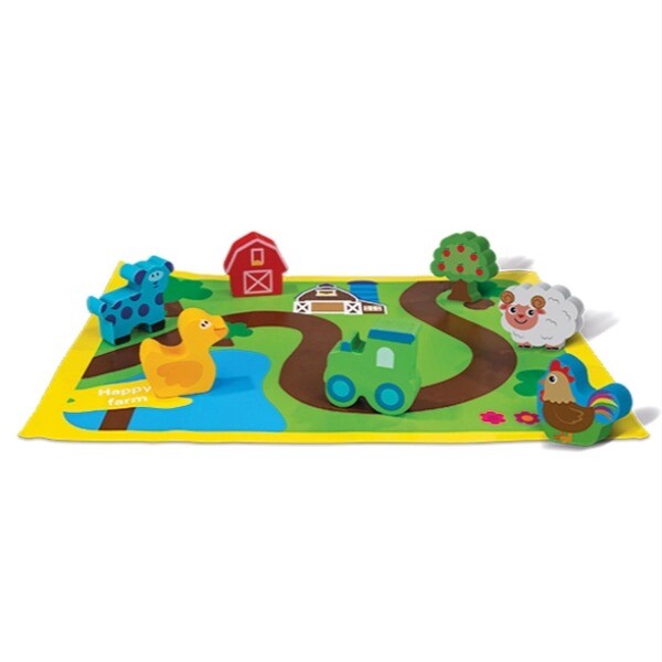 Juego animales de la granja madera P&F Juego animales de la granja madera P&F