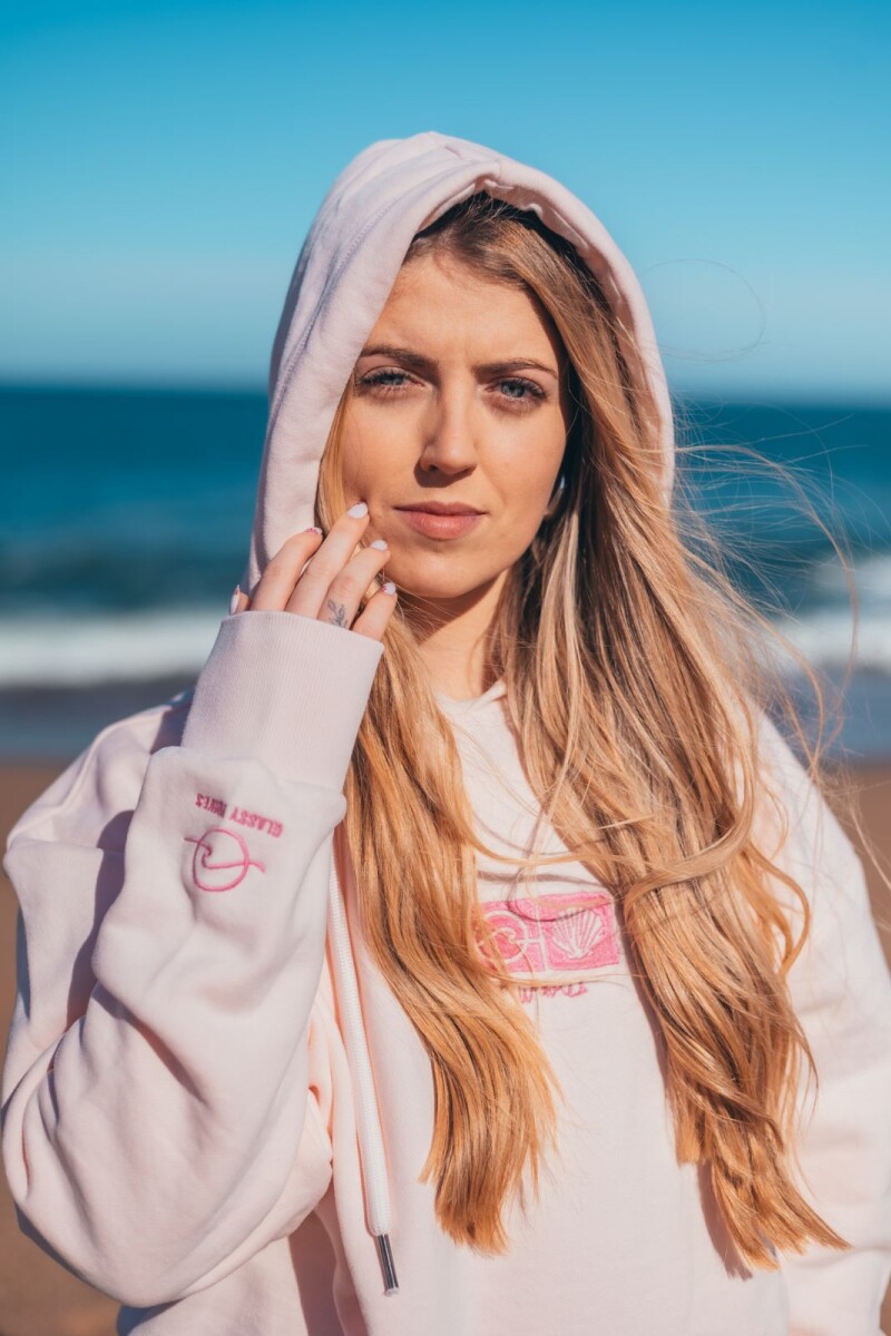 Hoodie Marina Bordado / Rosa U