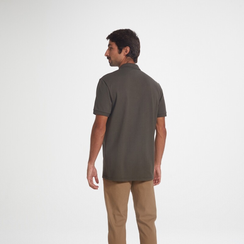 CAMISA POLO MM MASC CINZA ESCURO