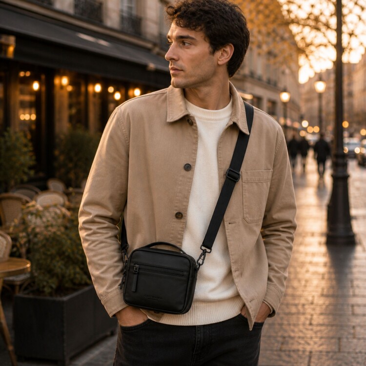 CARTERA DASH BOX NEGRO GASTON LUGA CARTERA DASH BOX NEGRO GASTON LUGA