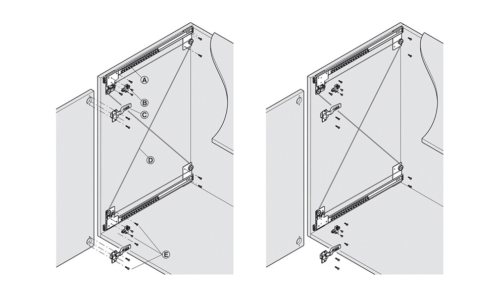 Guia para puerta escamoteable 408.25.3 550