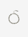 Pulseras Flexibles Metal Pulsera Flexible Metal Corazones - Plateado Rodio