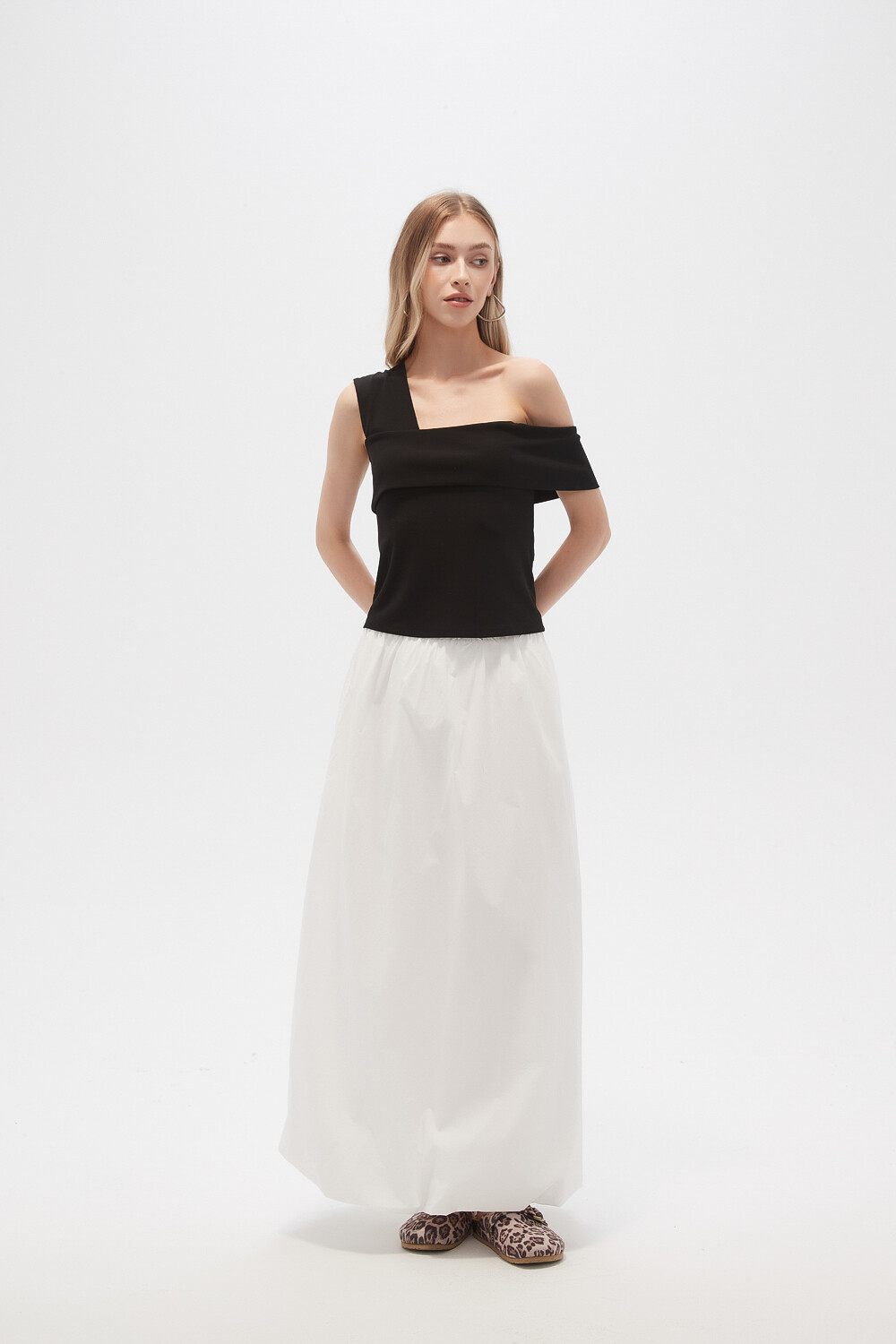 Falda Poline Marfil / Off White