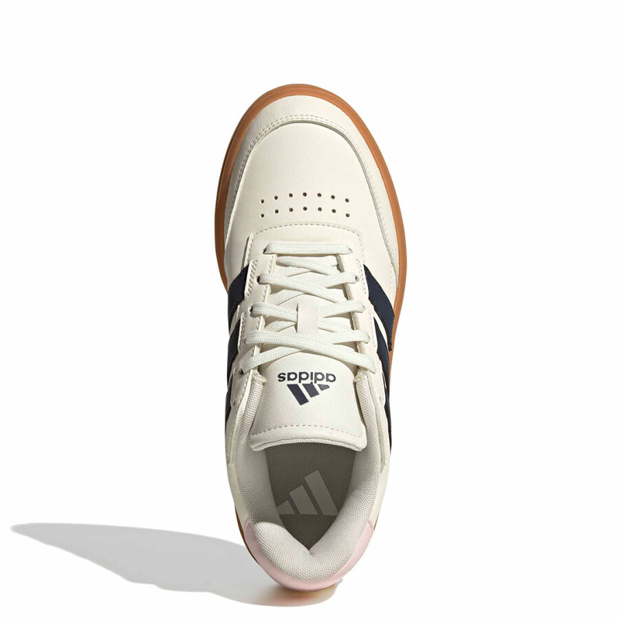 Championes de Mujer Adidas Courtblock Blanco - Azul