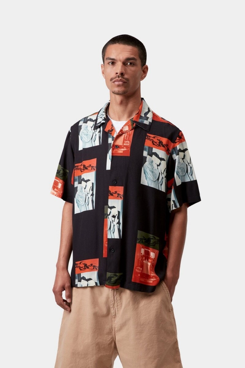 S/S Sean Hamilton Shirt Negro