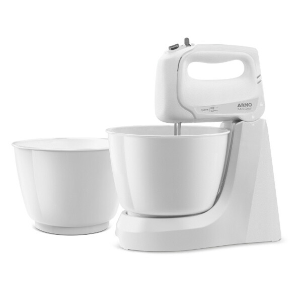 BATIDORA MINI CHEF ARNO H10 C/ 2 BOWL BLANCO 400W Unica