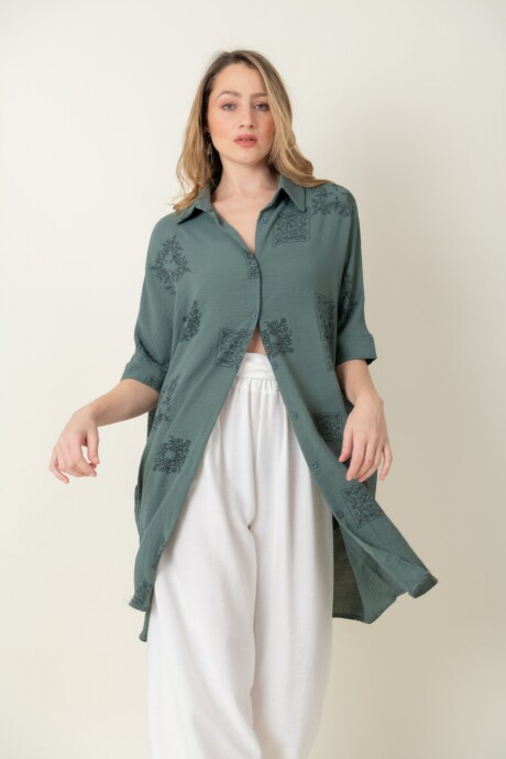 CAMISA ALOE Verde seco