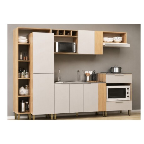 KIT COCINA LUIZA 2,53 X 2,12 X 50,5 MIL OFF WHITE KIT COCINA LUIZA 2,53 X 2,12 X 50,5 MIL OFF WHITE