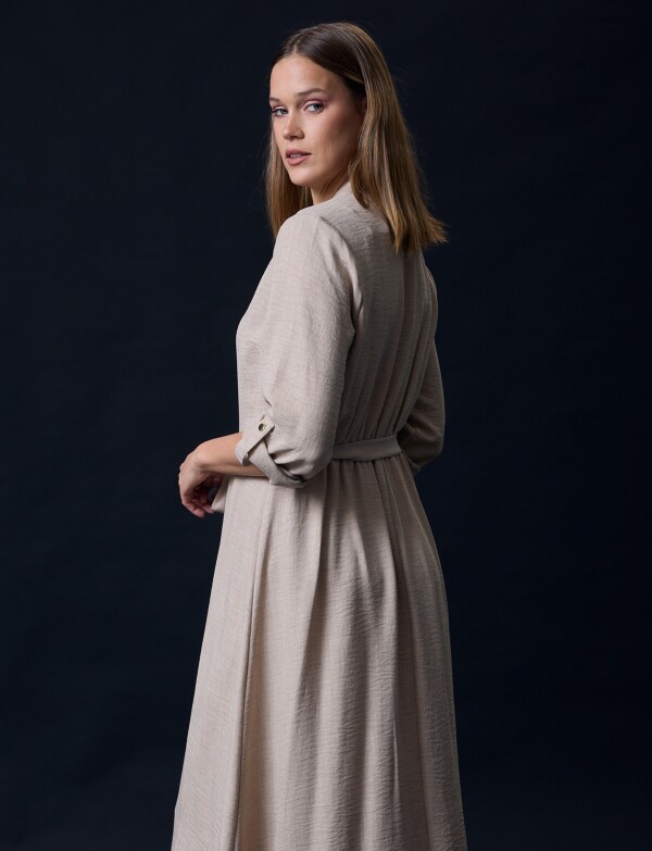 Vestido Maxi BEIGE