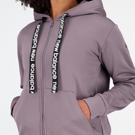 Campera New Balance de dama - RELENTLESS FLEECE - WJ13174ZNC GREY