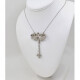 Pendiente Oro 18 K Blanco Y Brillantes Pendiente Oro 18 K Blanco Y Brillantes