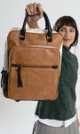 MOCHILA CARACAS SUELA ARENA Y NEGRO