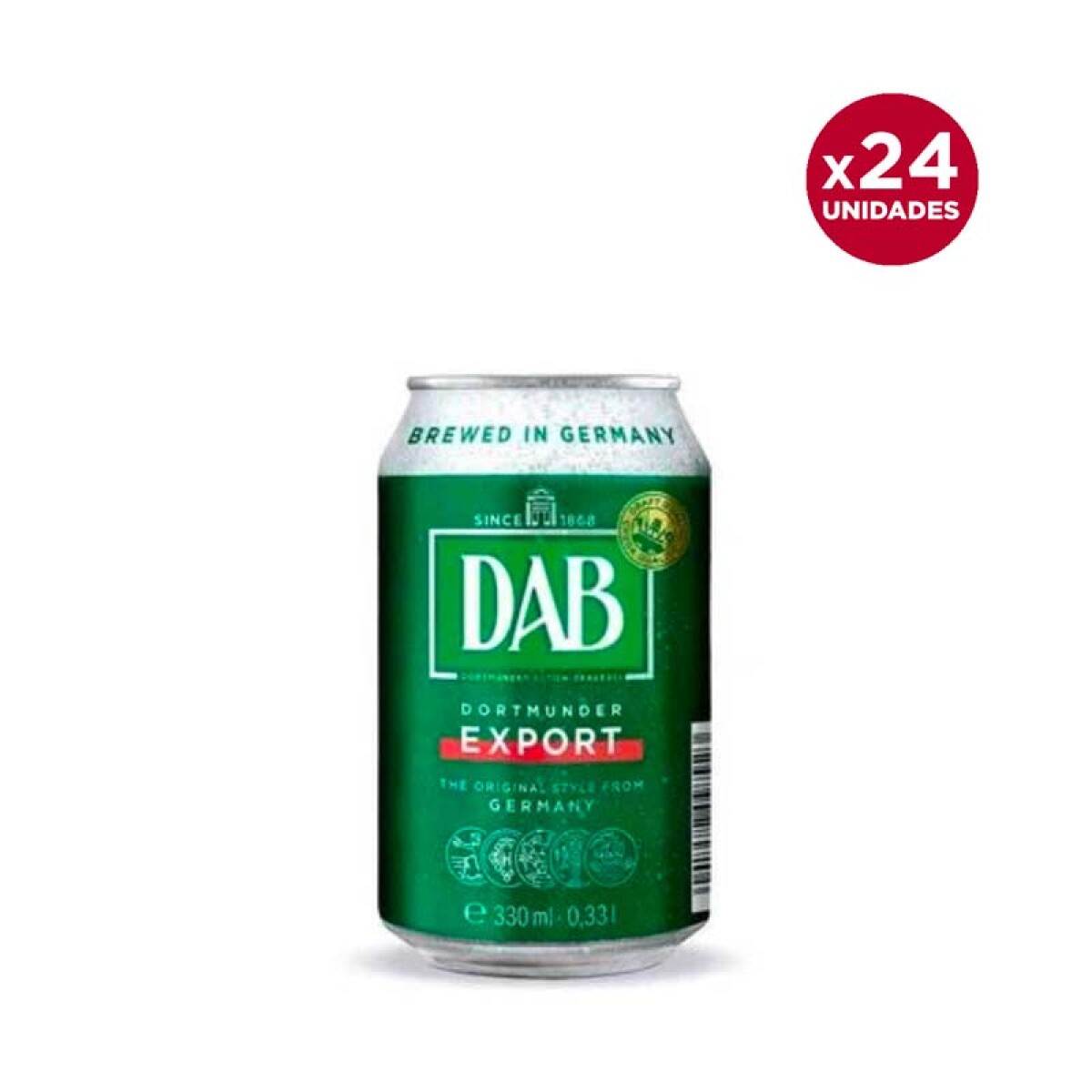 Cerveza Dab Lata 24 unidades - 330 ml 
