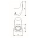 PERCHA PARA BAÑO METAL EPUYEN NEGRO MATE ACERO INOXIDABLE NEGRO