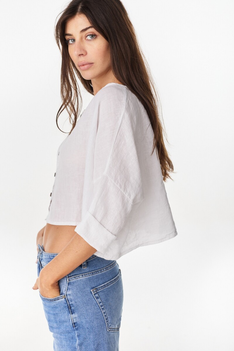 Camisa Fold Blanco