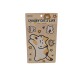 Stickers grandes gatito amarillo